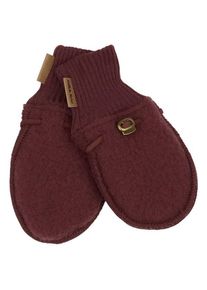 Mikk-line Wool Mittens Handschuhe Kinder Alltag (Gr 74/80 |rot)