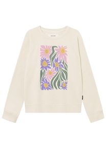 Pullove DEDICATED Sweatshirt Ystad Daisy Block Damen (Gr M |weiß)