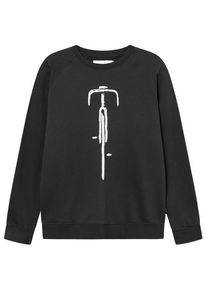 DEDICATED Sweatshirt Malmoe Bike Front Pullover Herren (Gr S |schwarz)