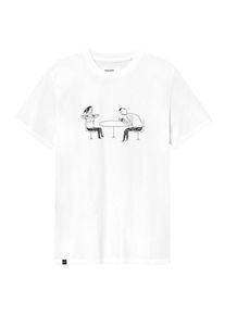 DEDICATED T-Shirt Stockholm Phoney Date T-Shirt Herren (Gr XXL |weiß)