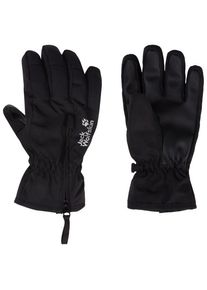 Jack Wolfskin Easy Zip Glove Handschuhe Kinder (Gr 116 |schwarz)