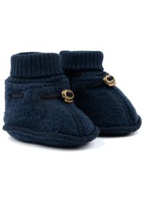 Mikk-line Wool Footies Hüttenschuhe Kinder (Gr 86/92 |blau)