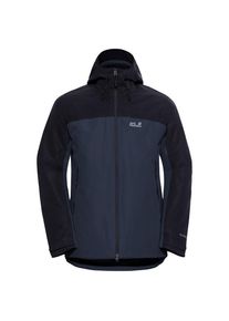 Doppeljacke Jack Wolfskin Wild Places 3in1 Jacket Herren (Gr XXL |blau/schwarz |wasserdicht)