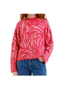 DEDICATED Sweater Limhamn Animal Pullover Damen (Gr XS |rot)