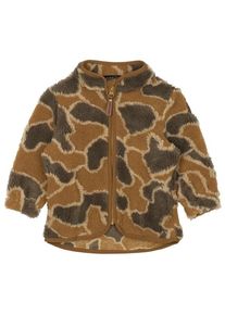 Mikk-line Teddy Cardigan Fleecejacke Kinder (Gr 116 |braun)