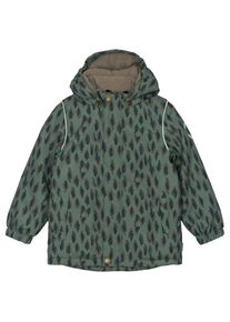 Mikk-line Winter Jacket AOP Winterjacke Kinder (Gr 122 |oliv)