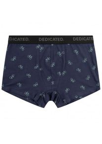 Alltagsunterwäsche DEDICATED Boxer Briefs Kalix Bike Pattern Herren (Gr L |blau)