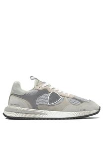 Philippe Model Low-Top Sneaker - Grey Suede And Mesh Slip-On Sneakers - Gr. 42 (EU) - in Grau - f&uuml;r Damen