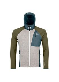 Ortovox Fleece Grid Plus Classic Knit Hoody Fleecejacke Herren Skitouren (Gr XL |grau)