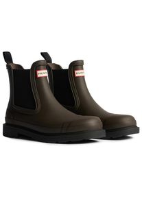 Hunter Boots Commando Chelsea Boot Gummistiefel Herren Alltag (Gr 40,5 |schwarz |wasserdicht)