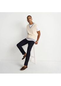 LANDS' END Stretch-Denim Jeans, Slim Fit, Herren,  Blau, Baumwoll-Mischung, by Lands' End