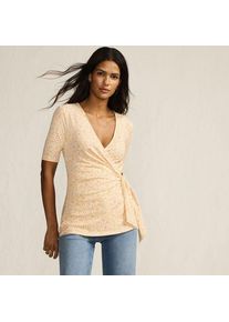 LANDS' END Shirt in Wickel-Optik, Damen,  Wei&szlig;, by Lands' End