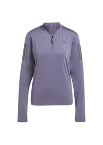 Funktionsshirt Adidas Own The Run Half Zip Damen (Gr M |grau)