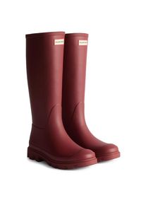 Hunter Boots Downpour Tall Boot Gummistiefel Alltag (Gr 43 |rot |wasserdicht)