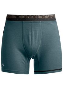 Ortovox 185 Rock'N'Wool Boxer Merinounterw&auml;sche Herren Wandern (Gr XXL |blau)