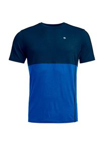 T-Shirt Ortovox 185 Rock'N'Wool Short Sleeve Herren (Gr L |blau)