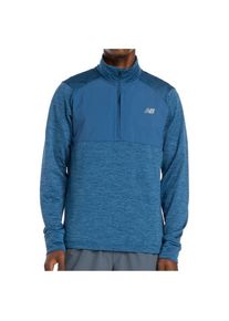 Sweat- & Trainingsjacke New Balance Athletics Heat Grid 1/2 Zip Herren (Gr S |blau)