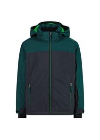 CMP Jacket Snaps Hood Twill Skijacke Kinder (Gr 98 |blau |wasserdicht)