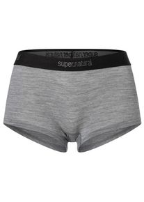 super.natural Tundra 175 Boyfriend Hipster Unterhose Damen (Gr XS |grau)