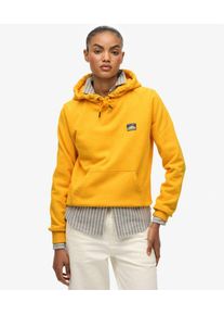Superdry Damen Baumwolle Logo Patch Great Outdoors Kapuzenpullover Mit Stickerei, Gelb & Schwarz - Gr&ouml;&szlig;e: 38 21026225018631LE017