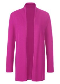 include - Strickjacke aus Schurwolle und Kaschmir, pink, Gr. 36 / S - Schurwolle