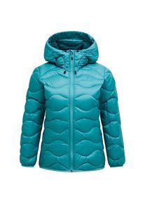 Peak Performance Helium Down Hood Jacket Daunenjacke Women (Gr L |türkis)