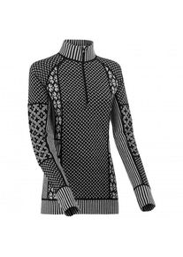 KARI TRAA Smekker Half-Zip Merinounterwäsche Women (Gr M |grau)