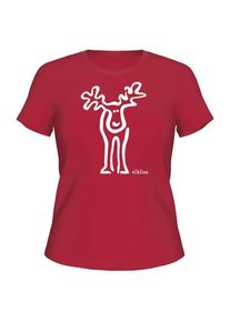 T-Shirt Elkline Rudolfine Damen (Gr 50 |rosa)