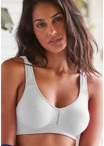 Petite Fleur sheego Große Größen T-Shirt-BH, marine+weiß, Größe 75B - Damen