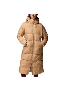 Columbia Puffect II Long Jacket Mantel Damen Alltag (Gr S |beige)