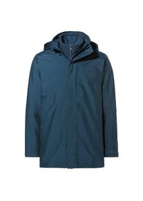 Doppeljacke Vaude Idris 3in1 Parka IV Herren (Gr 3XL |blau |wasserdicht)