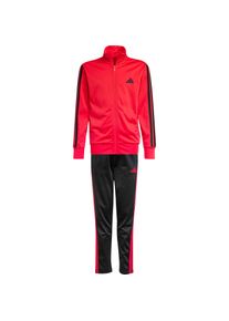 Adidas 3 Stripes Trainingsanzug Kinder - rot - Gr. 140 - Polyester