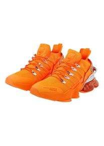 Plein Sport Low-Top Sneaker - Runner Sneaker Tiger Attack//Gen.x.4 - Gr. 44 (EU) - in Orange - f&uuml;r Damen