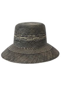 Brixton Lopez Panama Straw Bucket Hat Hut Damen (Gr S - 56 cm |grau)