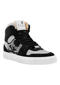 Philipp Plein Low-Top Sneaker - Hightop-Sneaker Notorious Mit Schmucksteinen - Gr. 41 (EU) - in Schwarz - f&uuml;r Damen