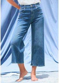 Lascana 7/8-Jeans blau Gr. 34 für Damen. Figurumspielend. Nachhaltig.