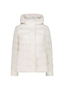 CMP Down Jacket Fix Hood Kunstfaserjacke Damen (Gr 44 |wei&szlig; |wasserdicht)