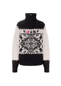 Pullove KARI TRAA Saga Knit Damen (Gr XS |grau/schwarz)