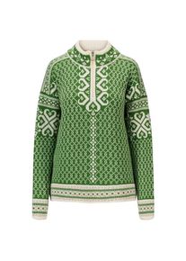 Woll- & Merinopullover Dale of Norway Leknes Sweater Damen (Gr M |gr&uuml;n)