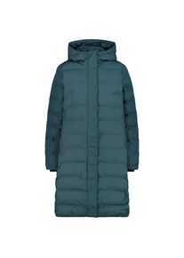CMP Down Coat Fix Hood Mantel Women (Gr 34 |blau |wasserdicht)