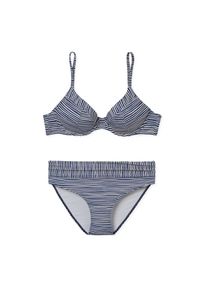 Schiesser Damen Bügel-Bikini Aqua Sea Blossom
