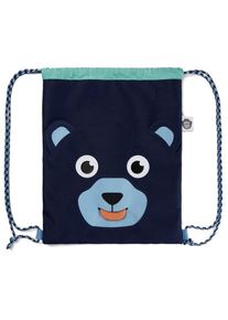Affenzahn Sportbeutel B&auml;r Kinderrucksack Kinder (Gr 4 l |blau)