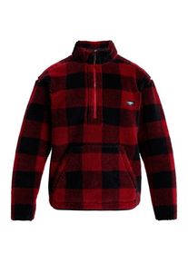 Quiksilver Mercury Woodlands Sherpa Fleecepullover Herren (Gr XL |rot)