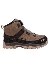 CMP Kiruna Mid Fitgo Fleece WP Winterschuhe Kinder (Gr 35 |braun/schwarz |wasserdicht)