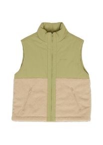 Mazine Fabric Blocking Vest Fleeceweste Women (Gr XL |beige)