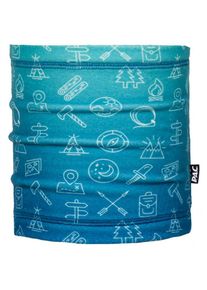 P.A.C. Neckwarmer Fleece Schlauchschal Kids (Gr One Size |türkis/blau)