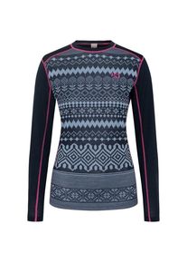 KARI TRAA Live Long Sleeve Merinounterwäsche Women (Gr L |blau)