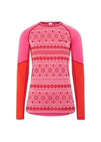 KARI TRAA Malia L/S Merinounterw&auml;sche Damen Ski (Gr XS |rosa)
