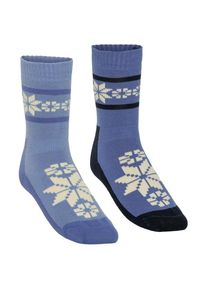 KARI TRAA Rusa Sock 2-Pack Wintersocken Women (Gr 39-41 |blau)