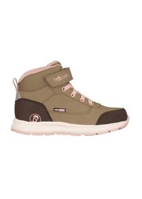 Trollkids Stavanger Mid Cut XT Freizeitschuhe Kinder Alltag (Gr 30 |braun/rosa |wasserdicht)
